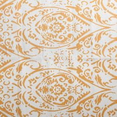 Vidaxl Zunanja preproga oranžna in bela 190x290 cm PP