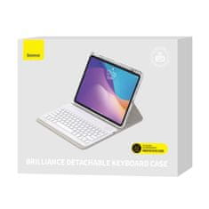 BASEUS Ohišje s tipkovnico za iPad Pro 11'' 2018-2021 Brilliance white