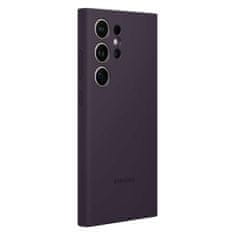 Samsung Originalni silikonski ovitek za Samsung Galaxy S24 Ultra Silicone Case dark purple