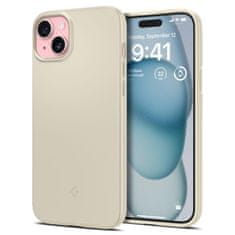 Spigen Zaščitni ovitek za iPhone 15 Thin Fit beige