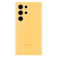 Samsung Originalni silikonski ovitek za Samsung Galaxy S24 Ultra Silicone Case yellow