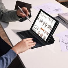 BASEUS Ohišje s tipkovnico za iPad 10,2'' 2019-2021 + kabel USB-C Brilliance Series črno