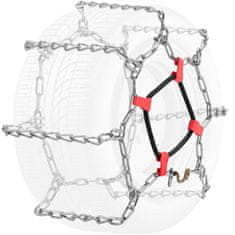 MSW Snežne verige na pogonskih kolesih za vrtni traktor quad - 2 kosa.