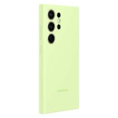 Samsung Originalni silikonski ovitek za Samsung Galaxy S24 Ultra Silicone Case light green