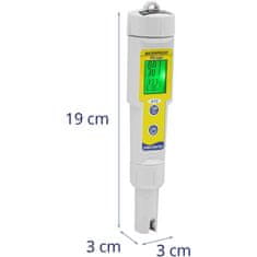 Miramarket Kislinomer pH meter z LCD termometrom 0-14 pH 0-50 C