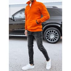Dstreet Moška majica s kapuco oranžna bx5669 L