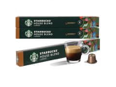 Starbucks STARBUCKS Kava v kapsulah House Blend Lungo, kompatibilno z Nespresso 30 kapsule