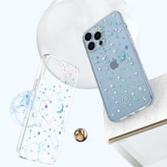 Kingxbar Zaščitni etui za iPhone 13 Pro Max s kristali Swarovski Lucky Series Zodiak transparenten