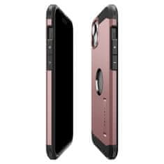 Spigen Tough Armor MagSafe etui s stojalom za iPhone 15 roza