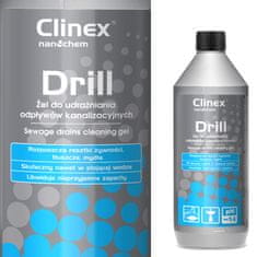 Clinex Gel za čiščenje odtokov CLINEX Drill 1L