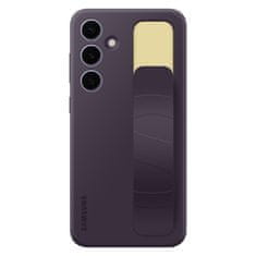 Samsung Originalni ovitek za Samsung Galaxy S24+ z držalom in stojalom Standing Grip Case dark purple