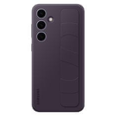 Samsung Originalni ovitek za Samsung Galaxy S24+ z držalom in stojalom Standing Grip Case dark purple