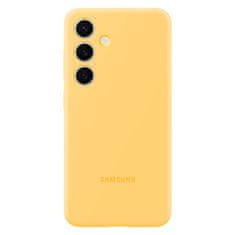 Samsung Originalni silikonski ovitek za Samsung Galaxy S24+ Silikonski ovitek yellow