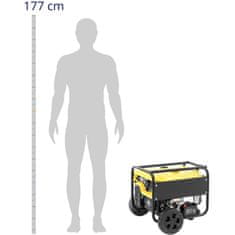 MSW Mobilni generator z zaganjalnikom AC 230V / DC 12V 2700W