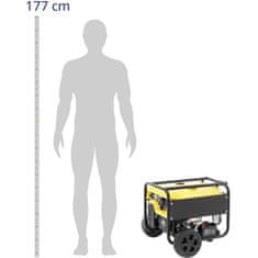 MSW Mobilni generator z zaganjalnikom AC 230V / DC 12V 2200W