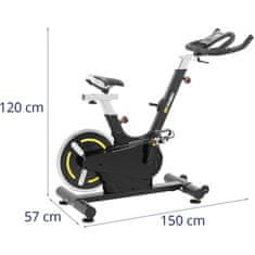 Gymrex Stacionarno kolo za vadbo do 130 kg - vztrajnik 13 kg