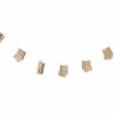 DKD Home Decor Garland DKD Home Decor Božič Sova (7 x 110 x 110 cm)