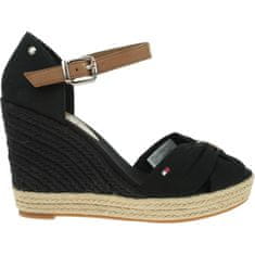 Tommy Hilfiger Espadrilje črna 38 EU Basic Open Toe