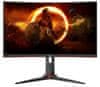 CQ27G2S/BK gaming monitor, 68,6 cm (27), QHD, VA, 165 Hz, ukrivljen