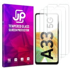 JP JP Long Pack Kaljeno steklo, 3 stekla na telefon, Samsung Galaxy A33 5G