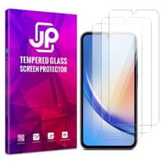 JP JP Long Pack Kaljeno steklo, 3 stekla za telefon, Samsung Galaxy A34