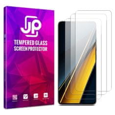 JP JP Long Pack Kaljeno steklo, 3 stekla za Xiaomi Poco X6 5G