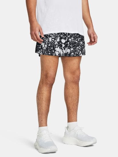 Under Armour Kratke Hlače UA LAUNCH 5 PRINT SHORTS-BLK