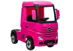 shumee Avto na akumulator Mercedes Actros Pink 4x4