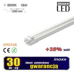 slomart LED fluorescenčna sijalka 120cm 18w t8 4000k g13 hladno prozorna