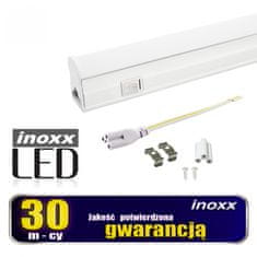 slomart Linearna fluorescenčna cev LED t5 90cm 14W vklop/izklop topla 3000k površinska svetilka, vgrajena v svetilko