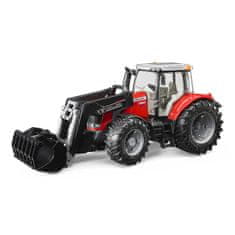 Bruder Kmet - traktor Massey Ferguson s prednjim nakladalnikom