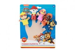 Teddies Prstna lutka 5pcs Paw patrol/Pavčja patrulja guma 6cm na kartici 16,5x20cm