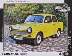 RETRO-AUTA Puzzle št. 31 Trabant 601 S (1988) 40 kosov