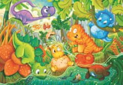 Clementoni Puzzle Happy Dinosaur Oasis MAXI 24 kosov