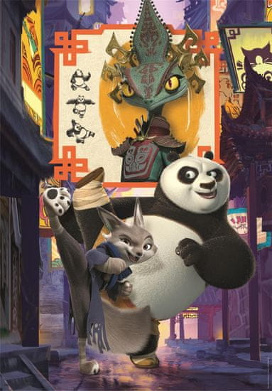 Clementoni Puzzle Kung Fu Panda 4, 104 kosov