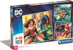 Clementoni Puzzle DC Comics: Justice League 3x48 kosov