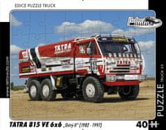 RETRO-AUTA Puzzle Tovornjak št. 33 Tatra 815 VE 6x6 "Sharp-II" (1982 - 1997) 40 kosov