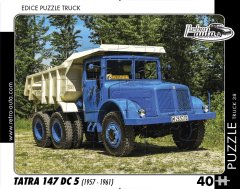 RETRO-AUTA Puzzle tovornjak št. 38 Tatra 147 DC 5 (1957 - 1961) 40 kosov