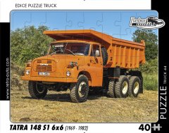 RETRO-AUTA Puzzle Tovornjak št. 44 Tatra 148 S1 6x6 (1969 - 1982) 40 kosov