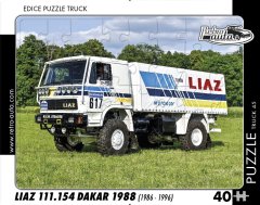 RETRO-AUTA Puzzle tovornjak št. 45 Liaz 111.154 Dakar 1988 (1986 - 1996) 40 kosov