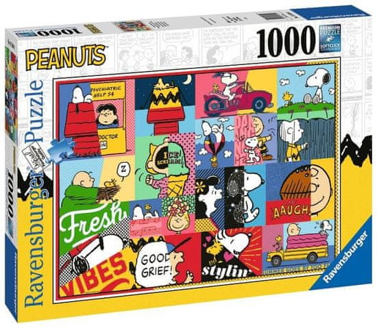 Sestavljanka Peanuts Snoopy: Trenutki 1000 kosov