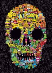 Heye Puzzle Pisala so moji prijatelji: Doodle Skull 1000 kosov