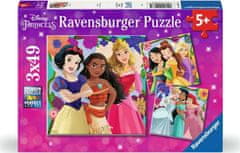 Ravensburger Puzzle Disney: Princese iz pravljic 3x49 kosov