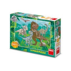 Dino Toys Sestavljanka Jurski svet 24 kosov maxi