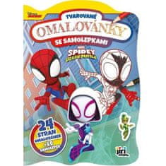 Spidey - Oblikovana pobarvanka z nalepkami