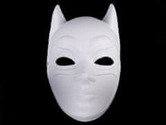 pustna maska - strgalo za barvanje - beli Batman