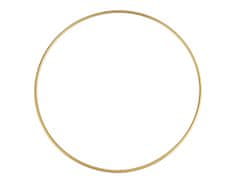 Kovinski krog za lovilec sanj / za dekoracijo Ø30 cm - zlati