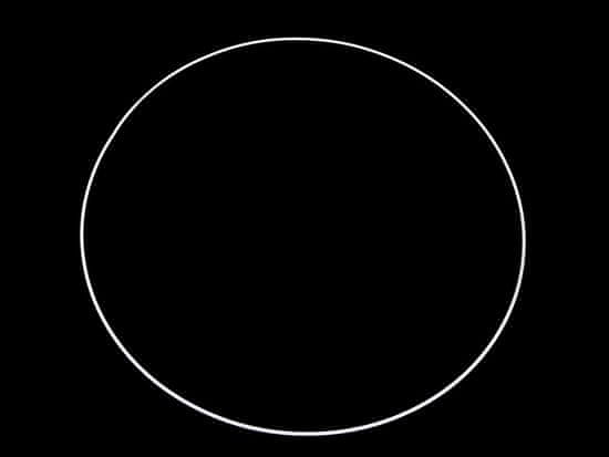 Kovinski krog za lovilec sanj/dekoracijo Ø60 cm - bela