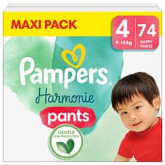 Pampers plenične hlače Harmonie Pants velikost 4 (74 kosov) 9-15 kg