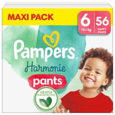 Pampers plenične hlače Harmonie Pants velikost 6 (56 kosov) 15+ kg